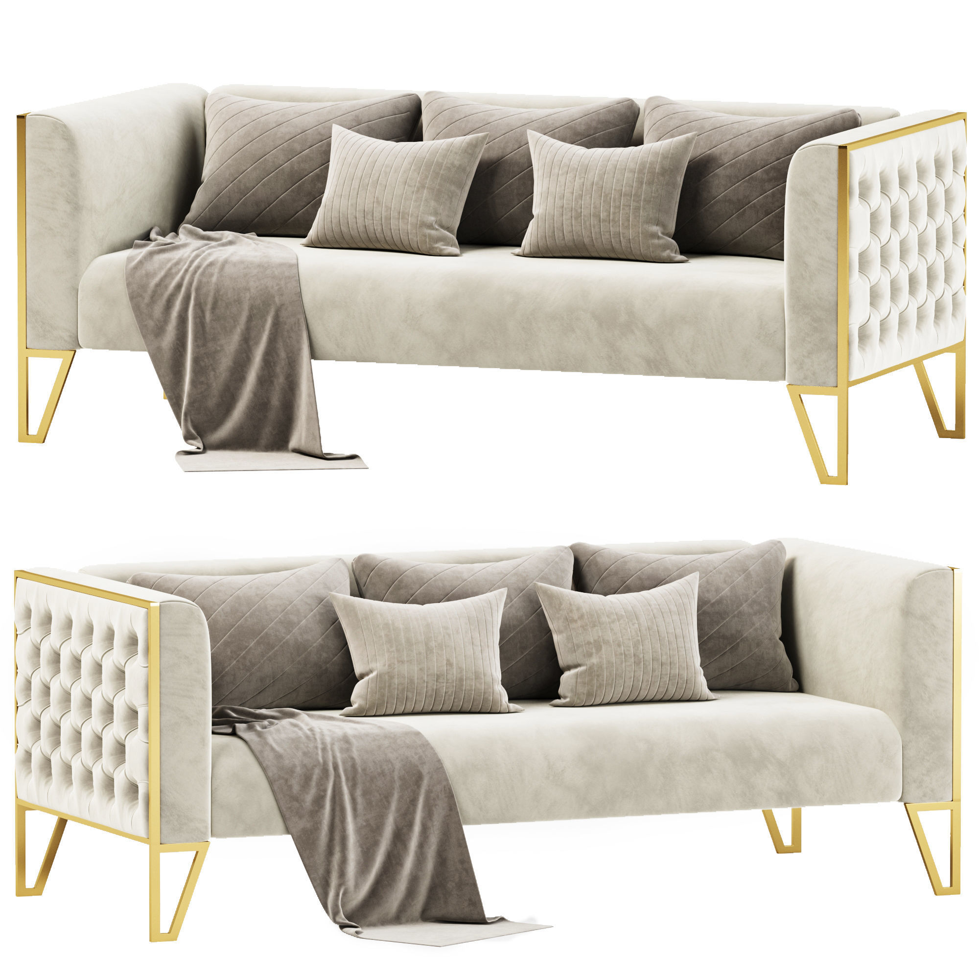 Knightley Sofa 3D model_7