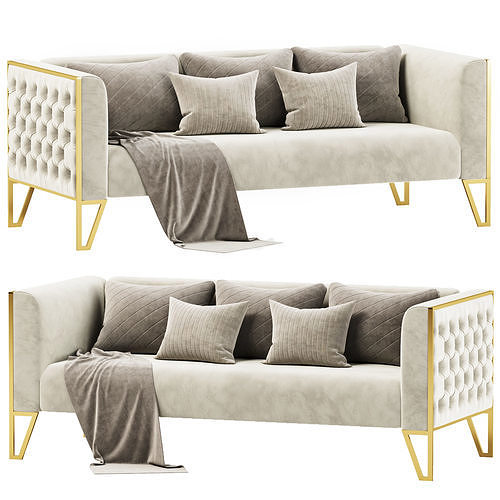 Knightley Sofa 3D model 6