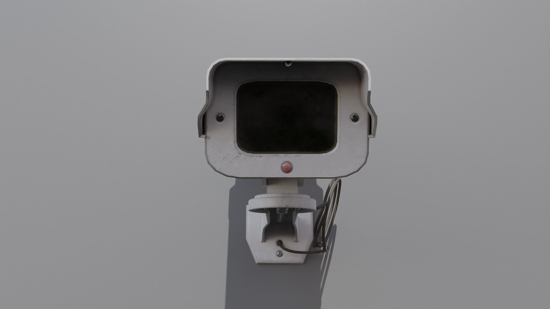 Retro CCTV Camera 4K and 2K Low-poly 3D model_8