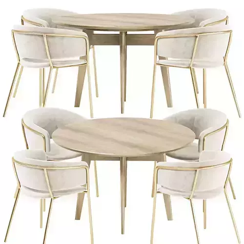 Dining set 36 3D model