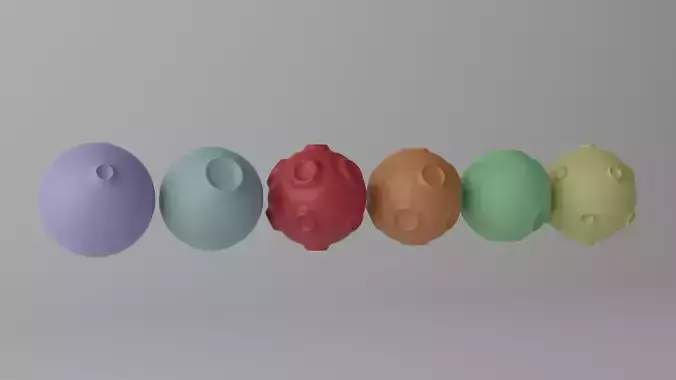 Cartoon Cute Planet Moon Star Collection 1