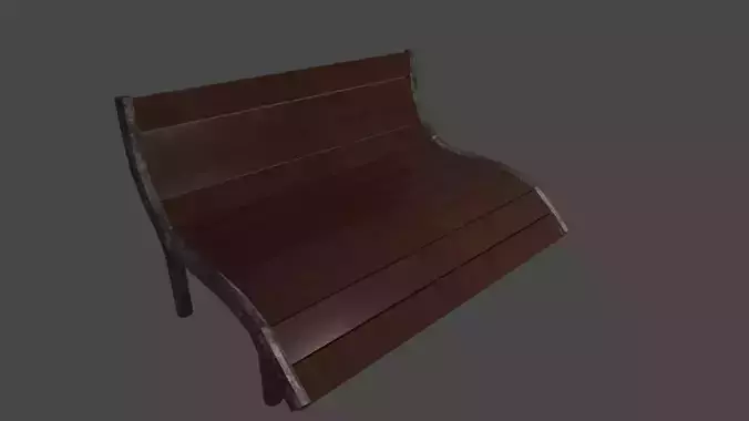 Wood bench