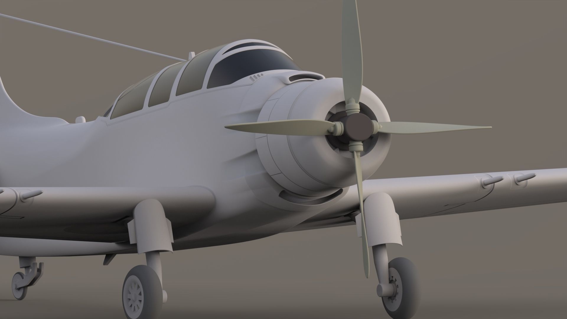 DOUGLAS AD-5 A-1E SKYRIDER 3D print model_1