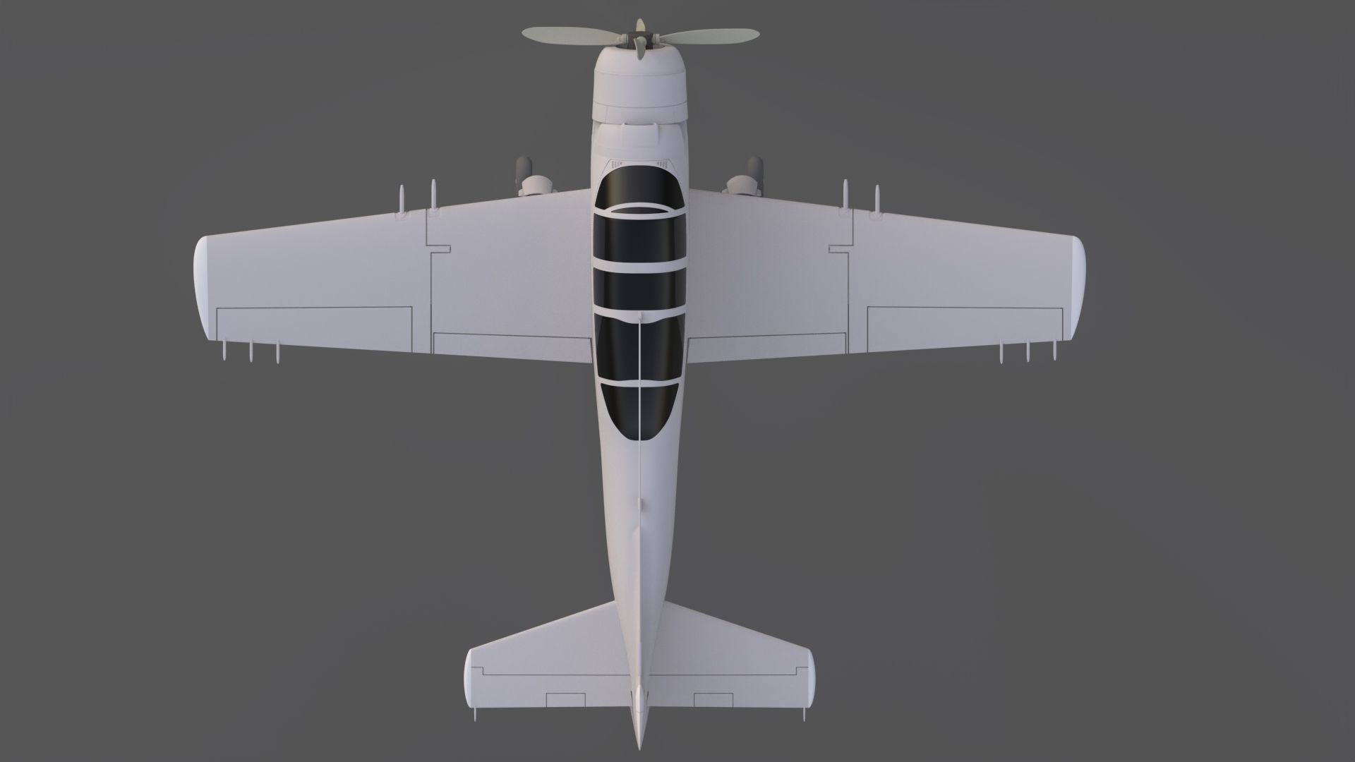 DOUGLAS AD-5 A-1E SKYRIDER 3D print model_4