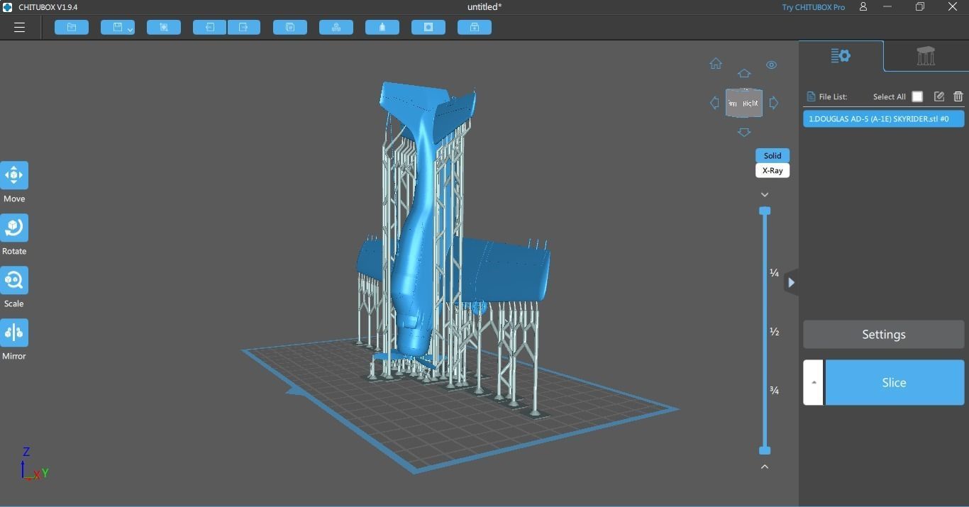 DOUGLAS AD-5 A-1E SKYRIDER 3D print model_10