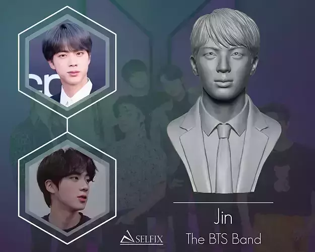 Jin bust 3D print model