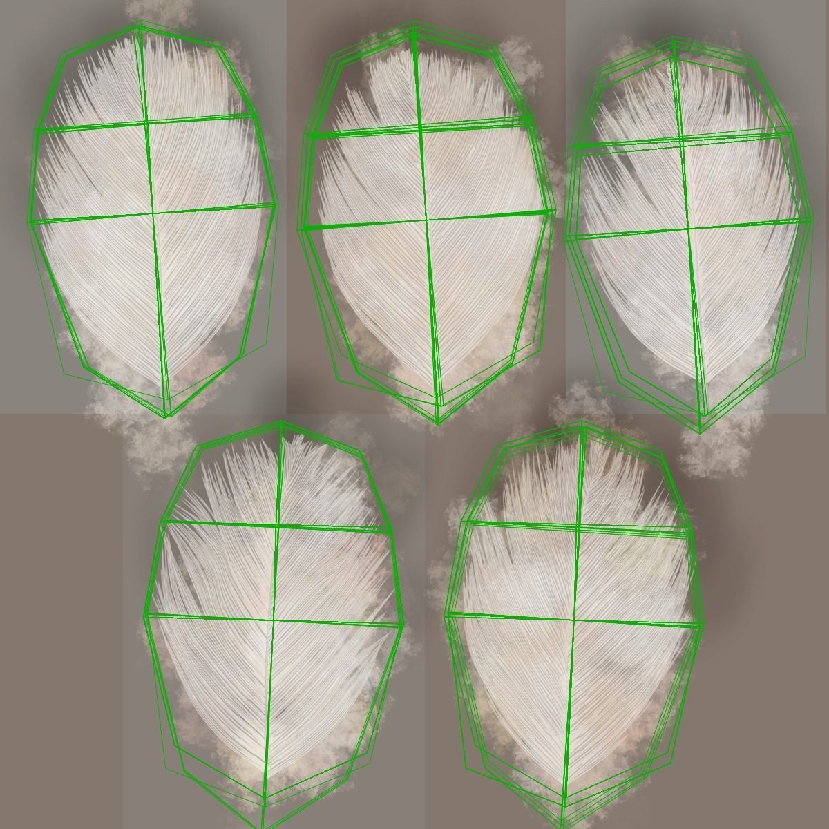 White Chicken Animated VFX Grace 3D model_43