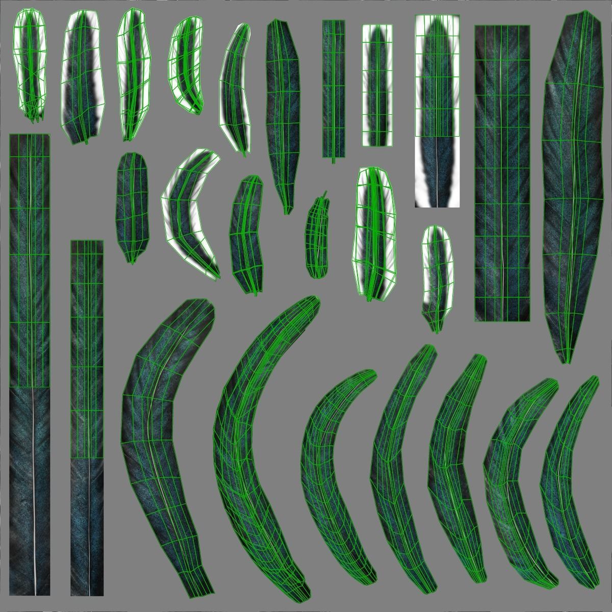 White Chicken Animated VFX Grace 3D model_48