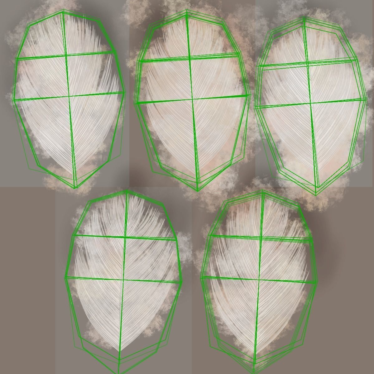 White Chicken Animated VFX Grace 3D model_42