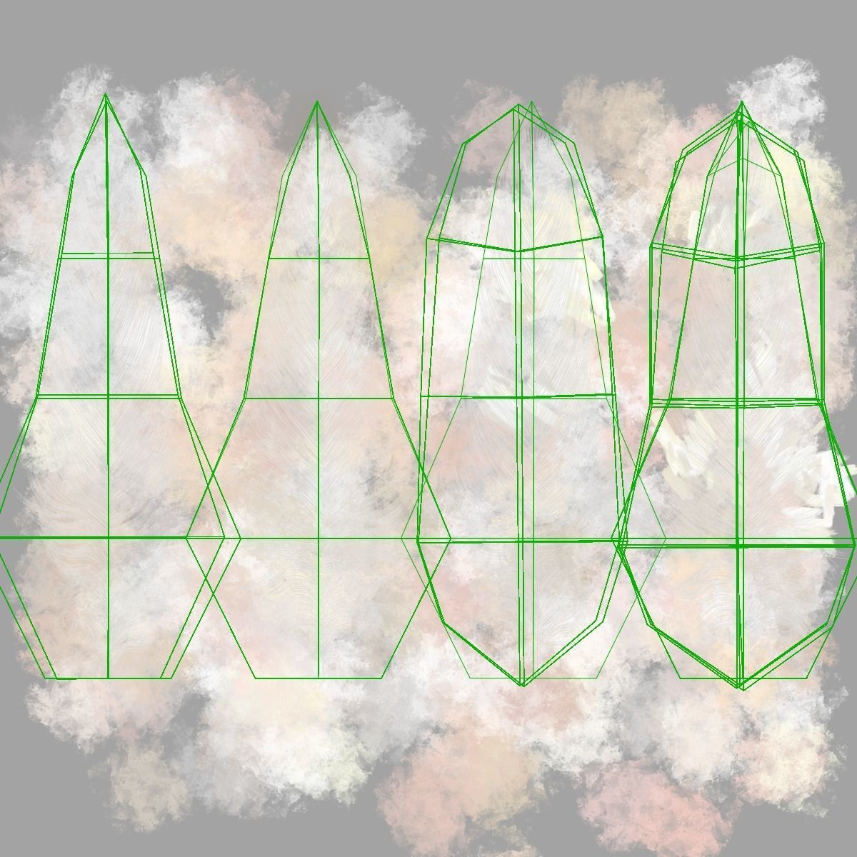 White Chicken Animated VFX Grace 3D model_40