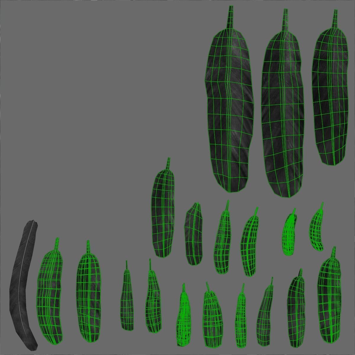 White Chicken Animated VFX Grace 3D model_41