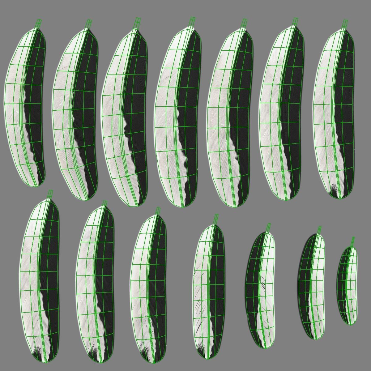 White Chicken Animated VFX Grace 3D model_49