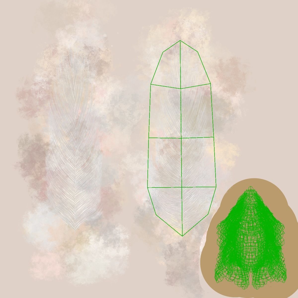 White Chicken Animated VFX Grace 3D model_36