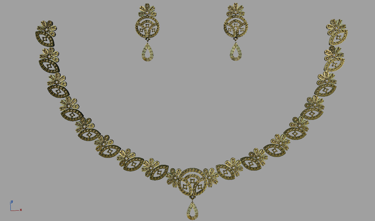 necklace bulk 50  STL files ready to print part 01 3D print model_9