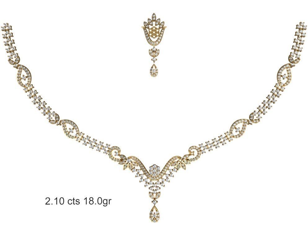 necklace bulk 50  STL files ready to print part 01 3D print model_4