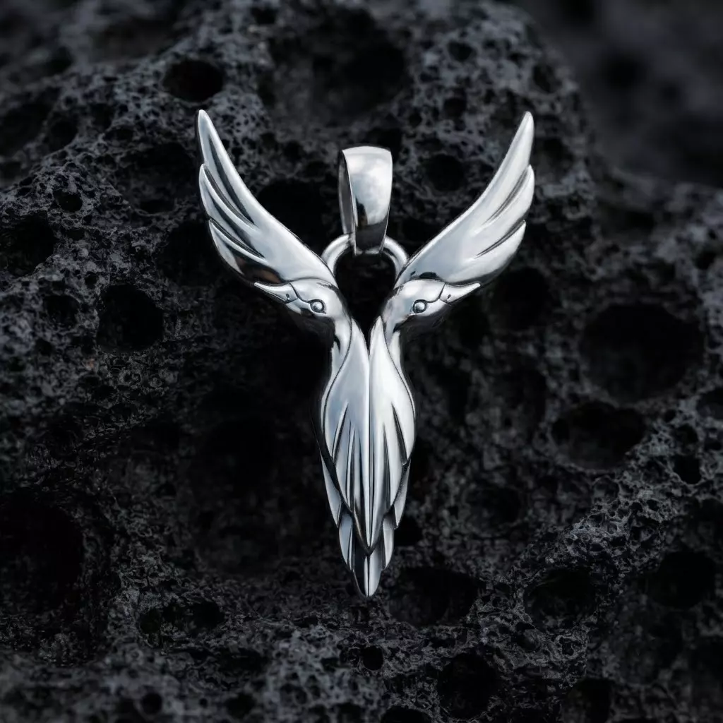 Bird Letter Y Pendant 3D print model
