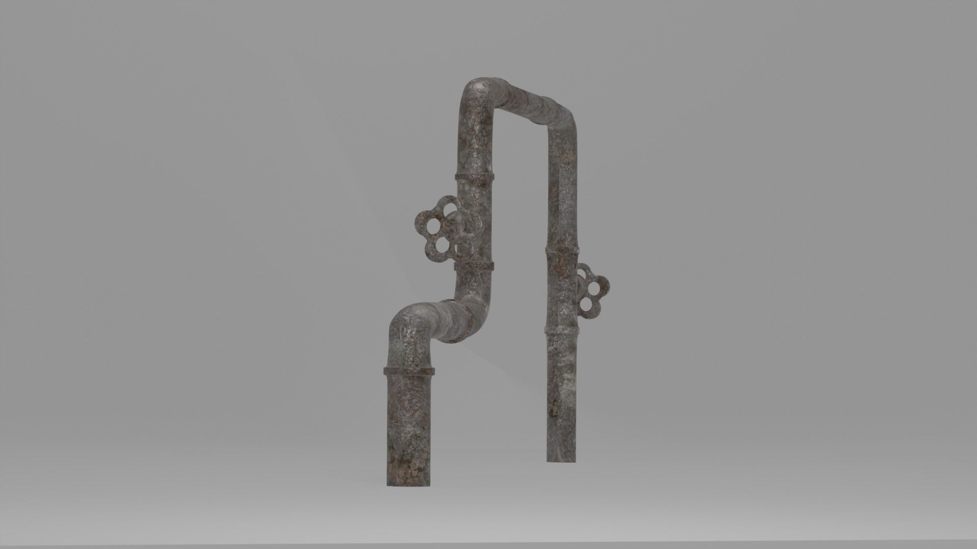 Pipeline high polygon model 3D model_2