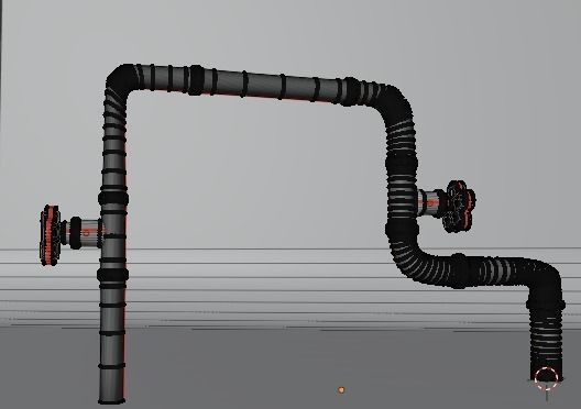 Pipeline high polygon model 3D model_43