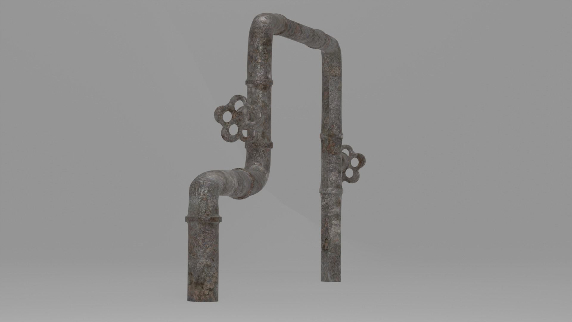 Pipeline high polygon model 3D model_3