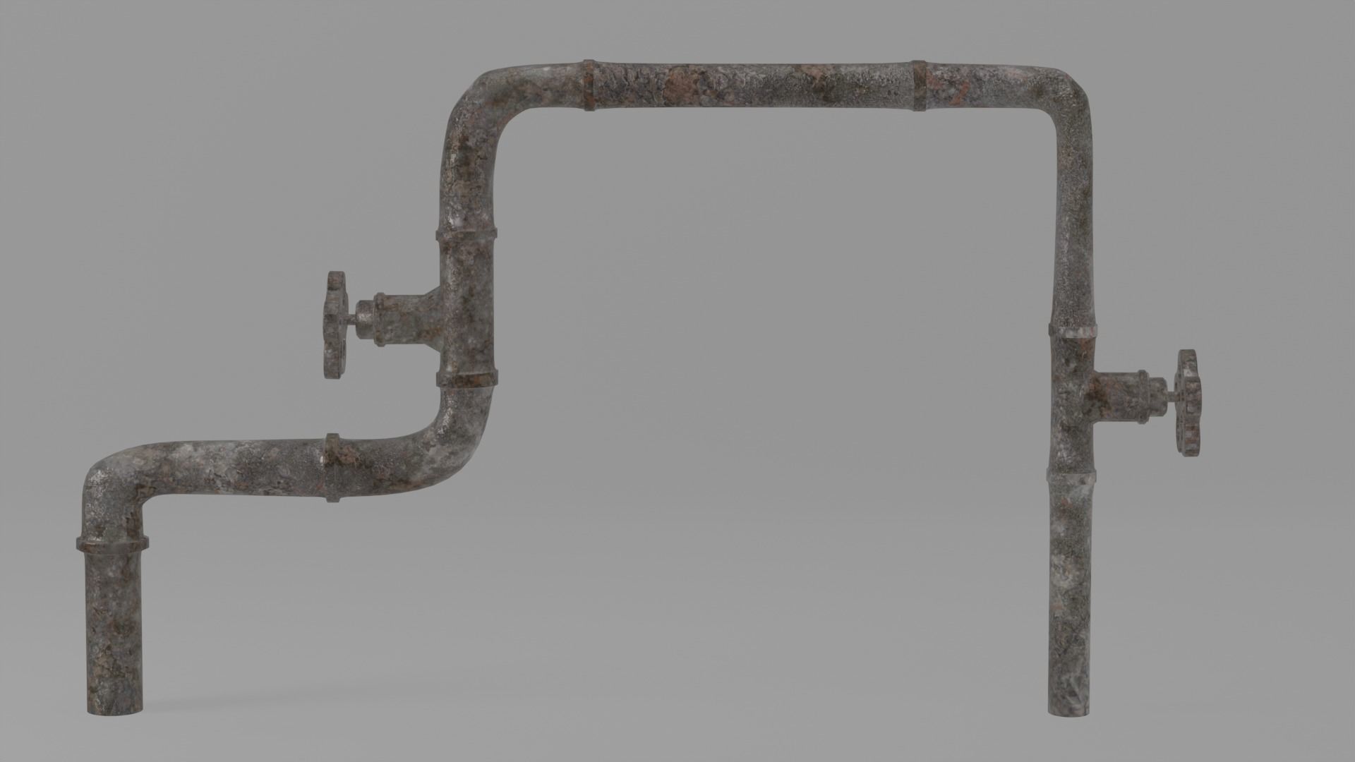 Pipeline high polygon model 3D model_36