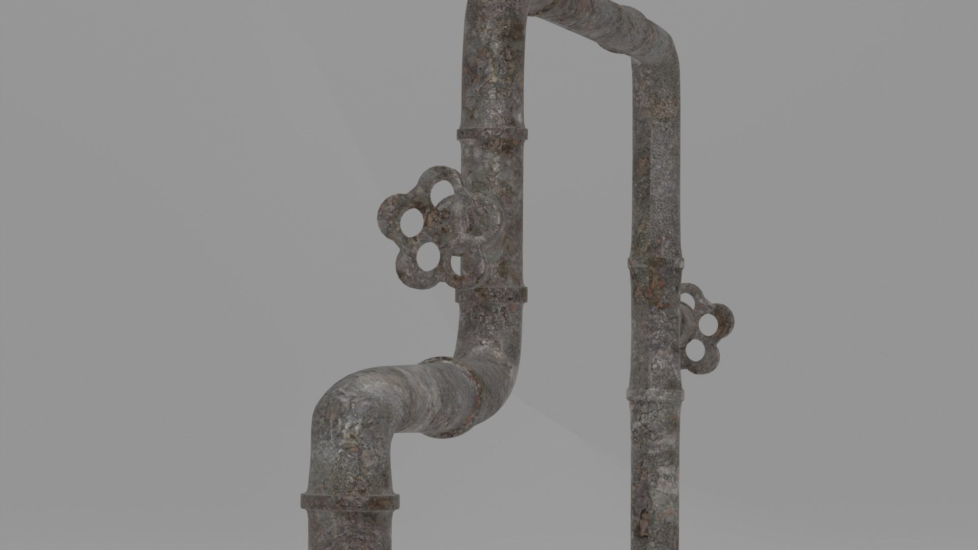 Pipeline high polygon model 3D model_5