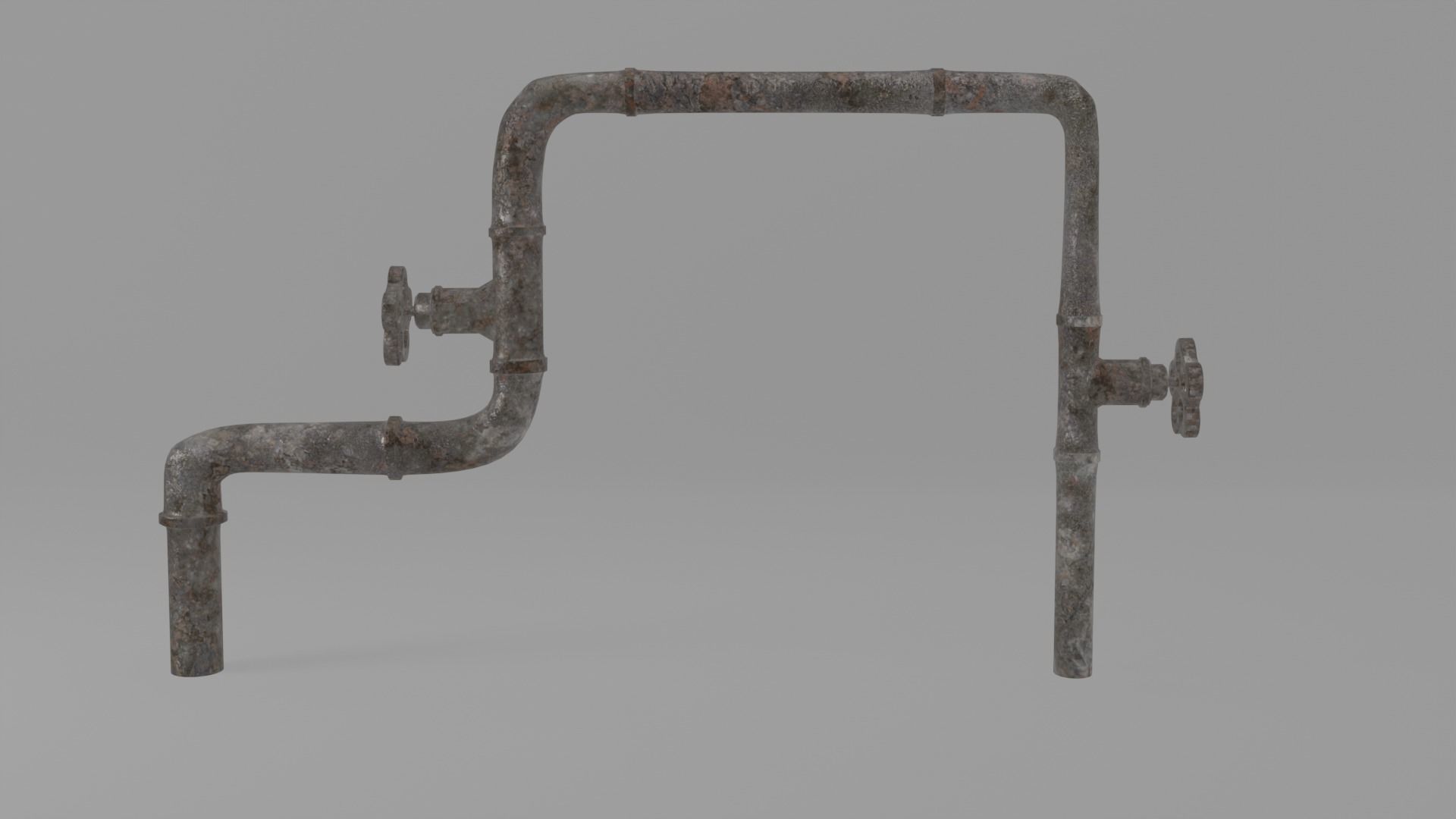 Pipeline high polygon model 3D model_15