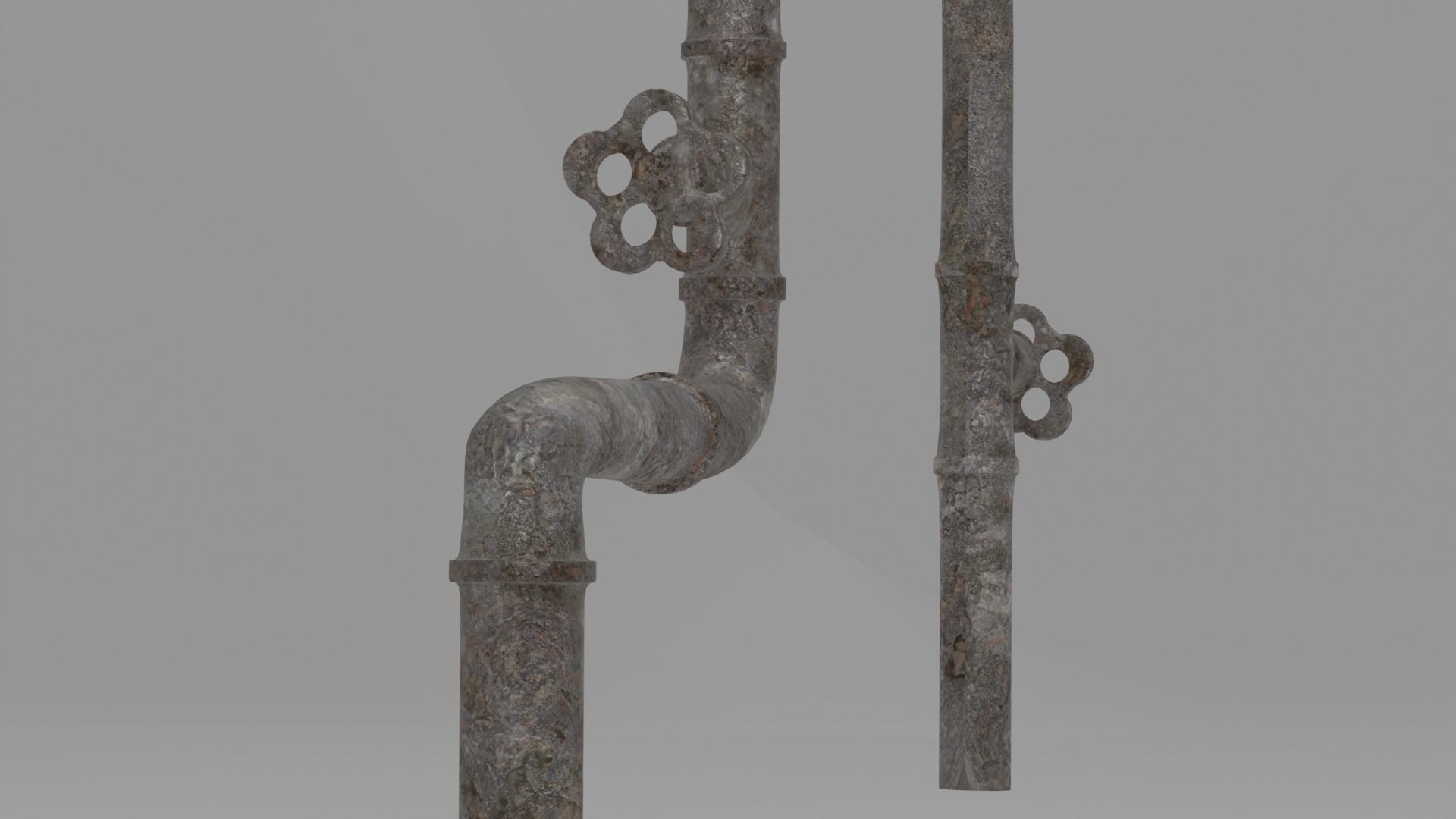 Pipeline high polygon model 3D model_4