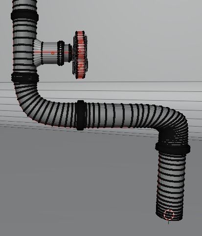 Pipeline high polygon model 3D model_40