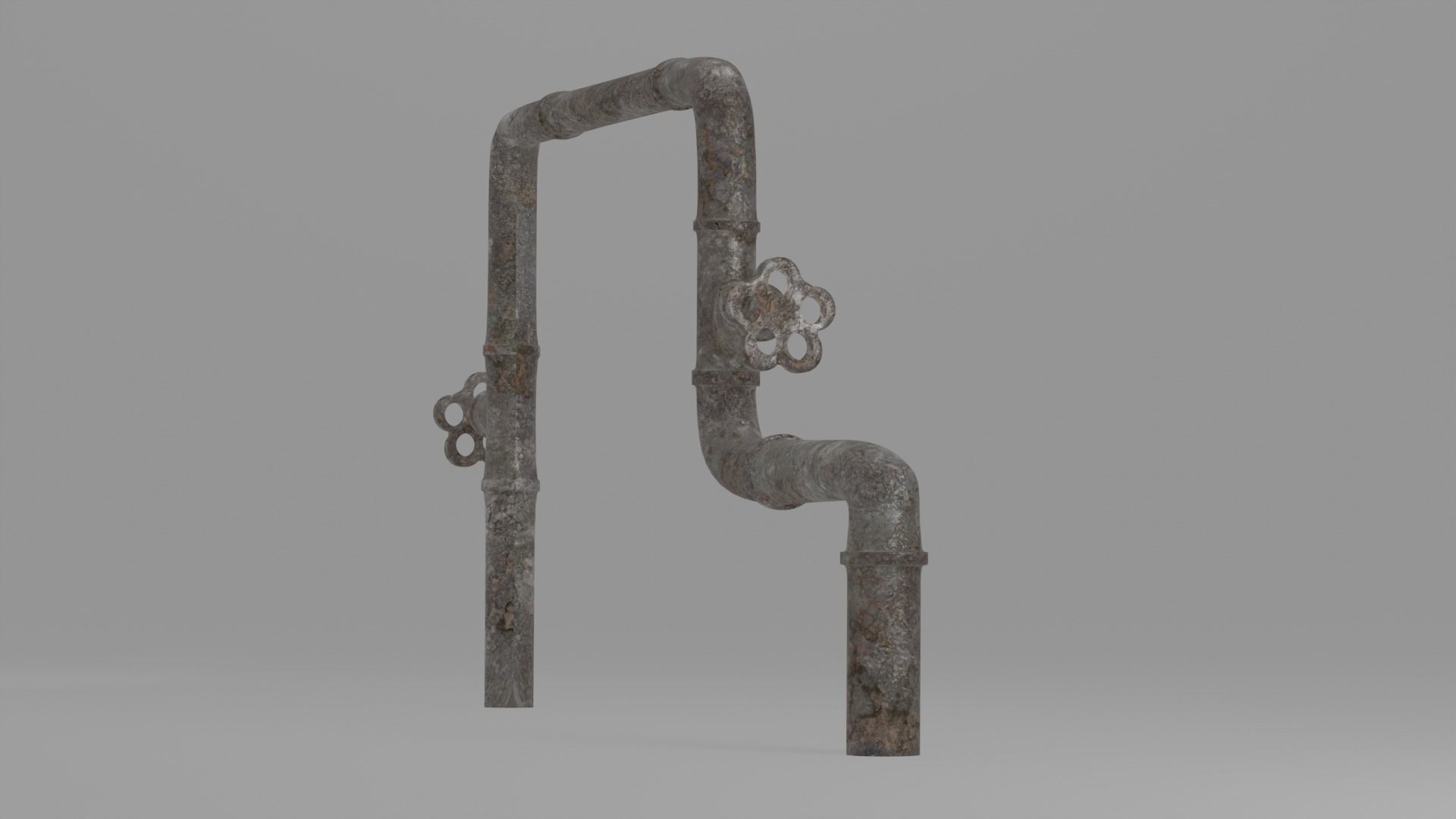 Pipeline high polygon model 3D model_9