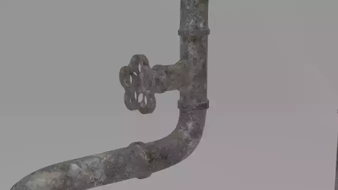 Pipeline high polygon model