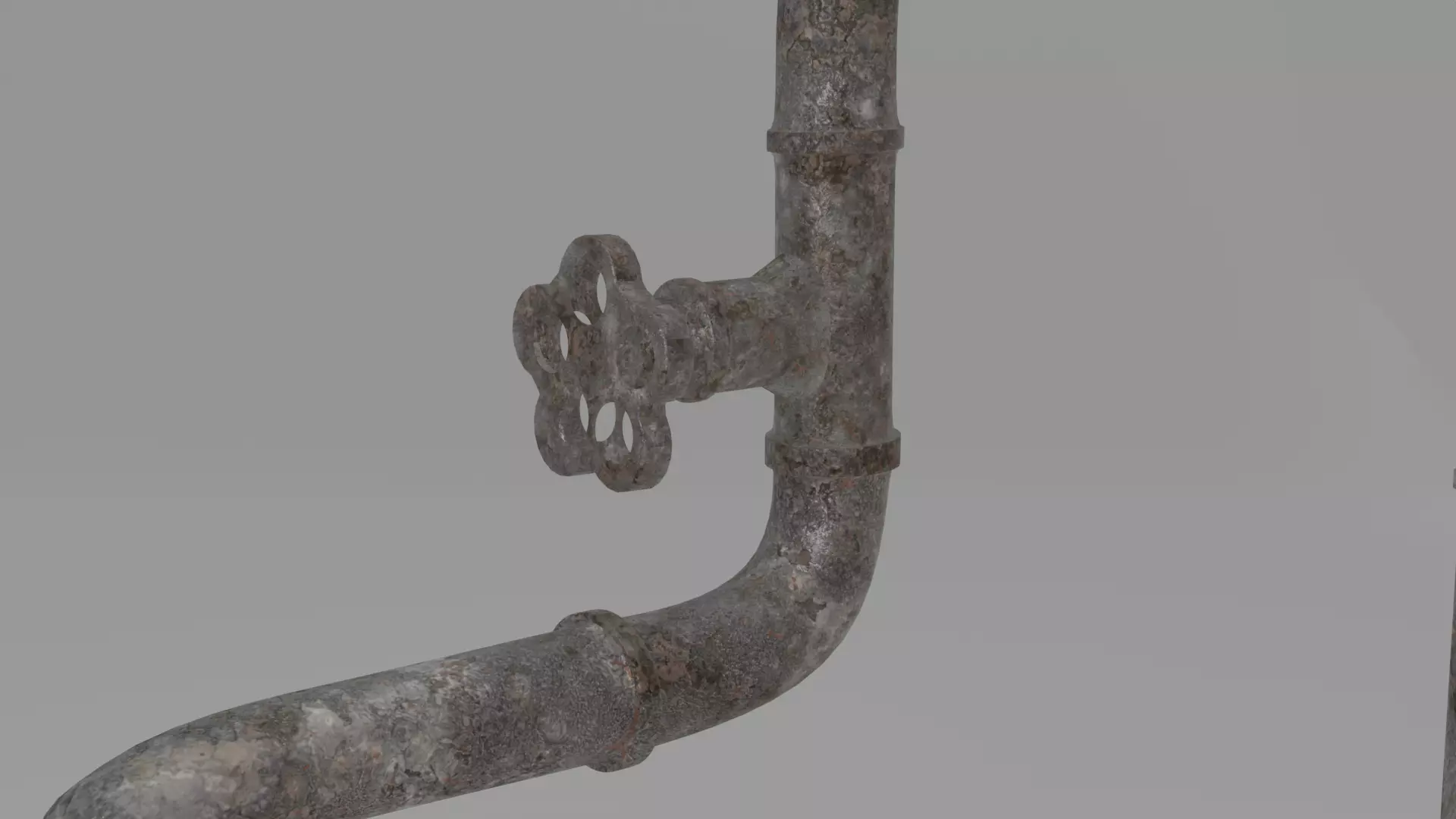 Pipeline high polygon model 3D model_0