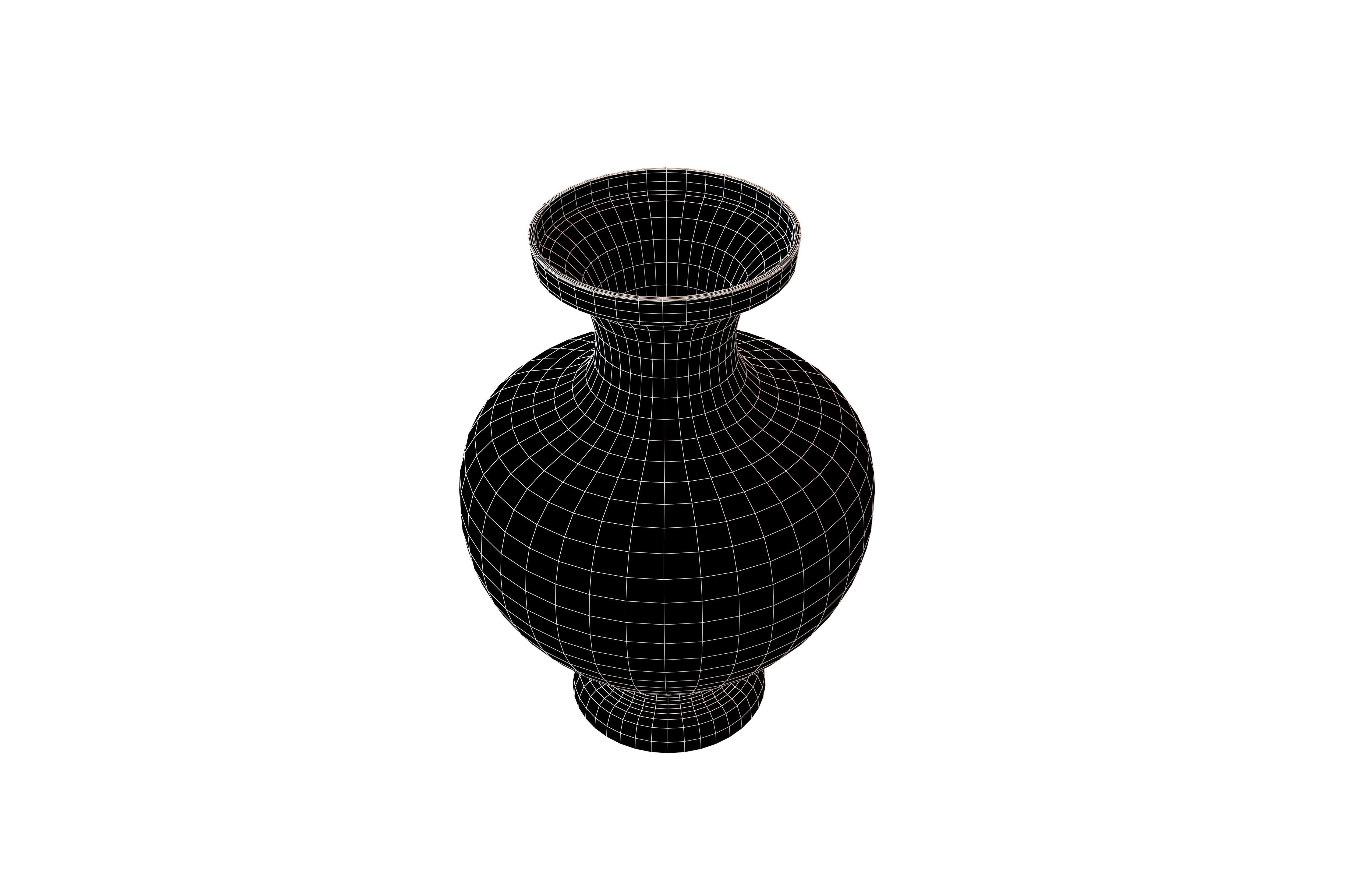 Roman Pottery v1 001 Low-poly 3D model_5