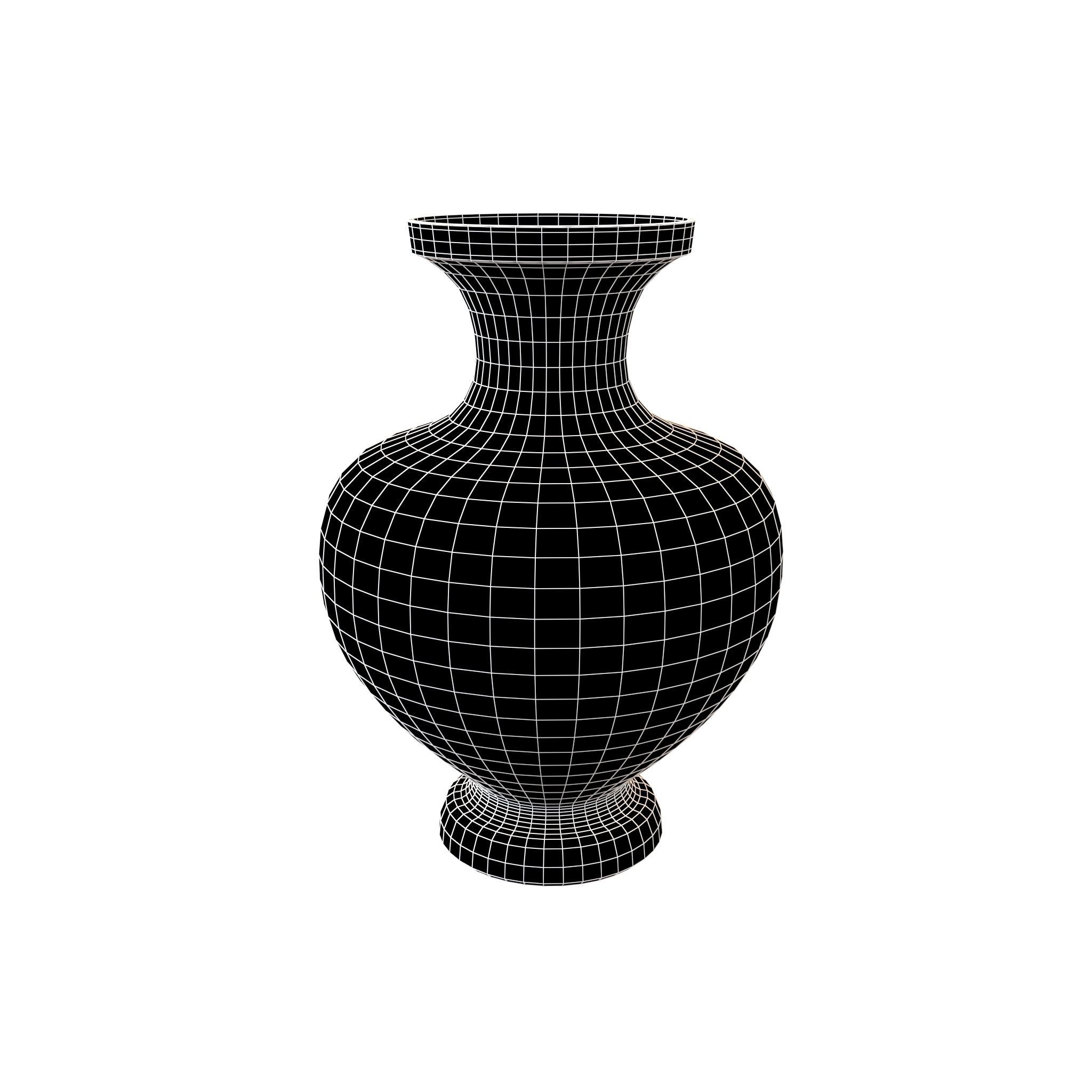 Roman Pottery v1 001 Low-poly 3D model_7