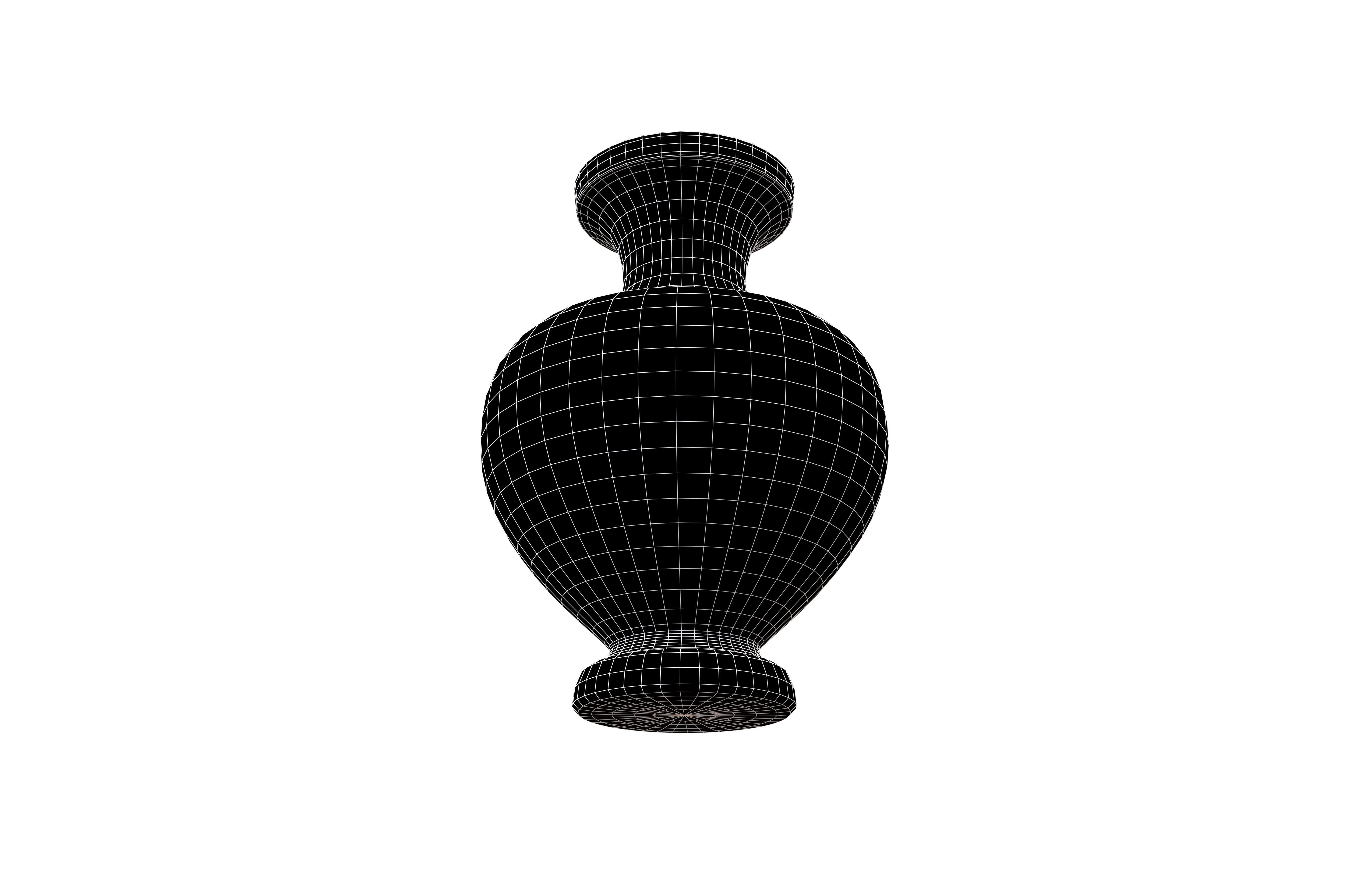 Roman Pottery v1 001 Low-poly 3D model_6