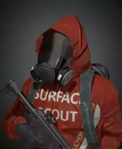 Hazmat military 3D model