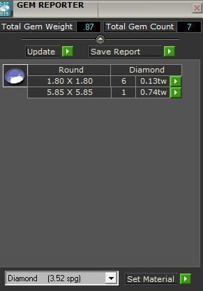 Textured diamond signet ring 3370 3D print model 3D print model_8