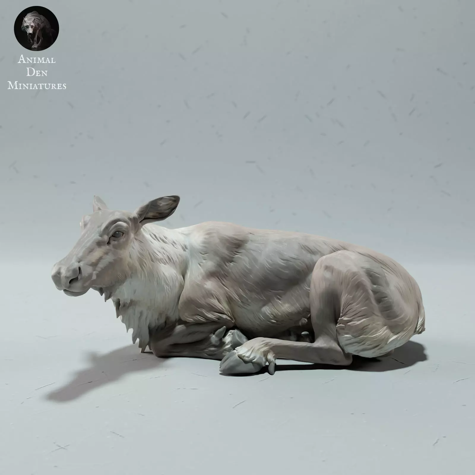 Red Deer - Caribou Female 3D print model_0