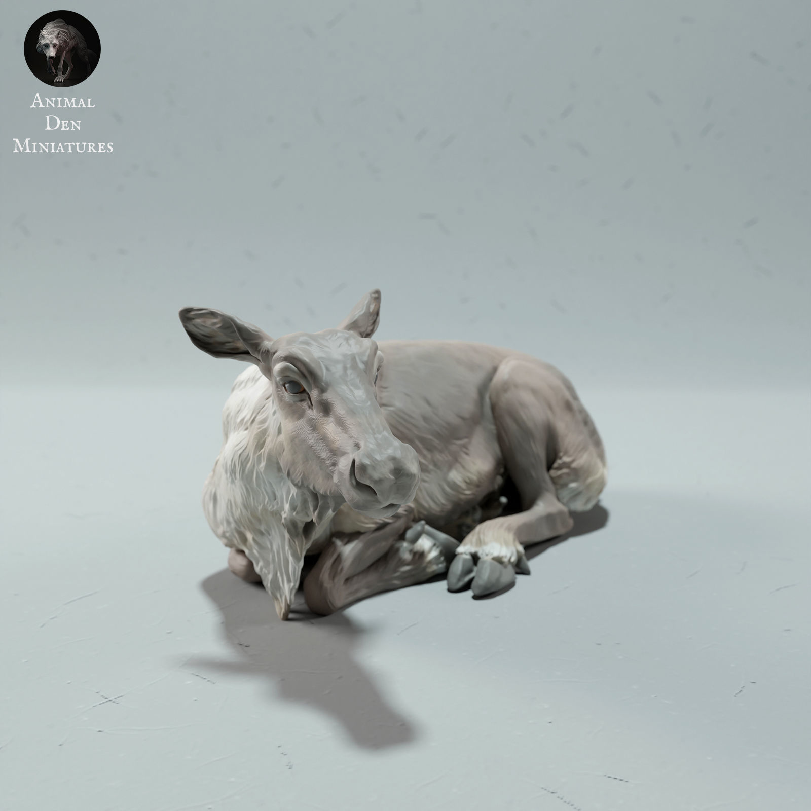 Red Deer - Caribou Female 3D print model_1