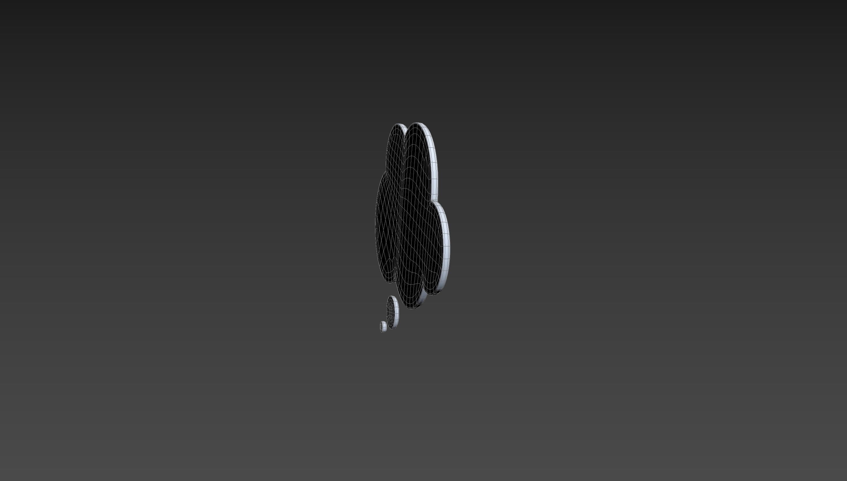 Symbol012 Think Bubble 3D model_23