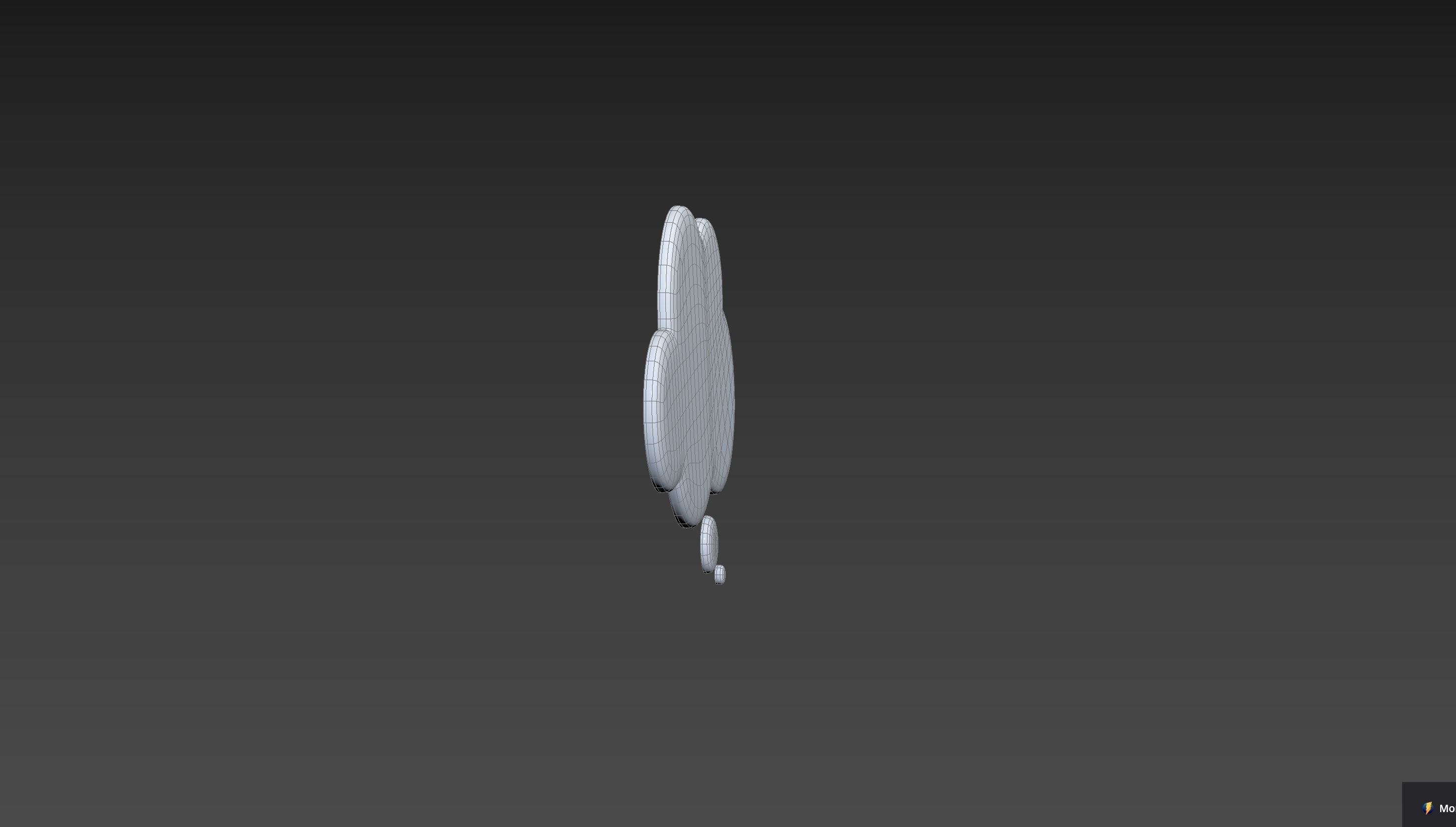 Symbol012 Think Bubble 3D model_21