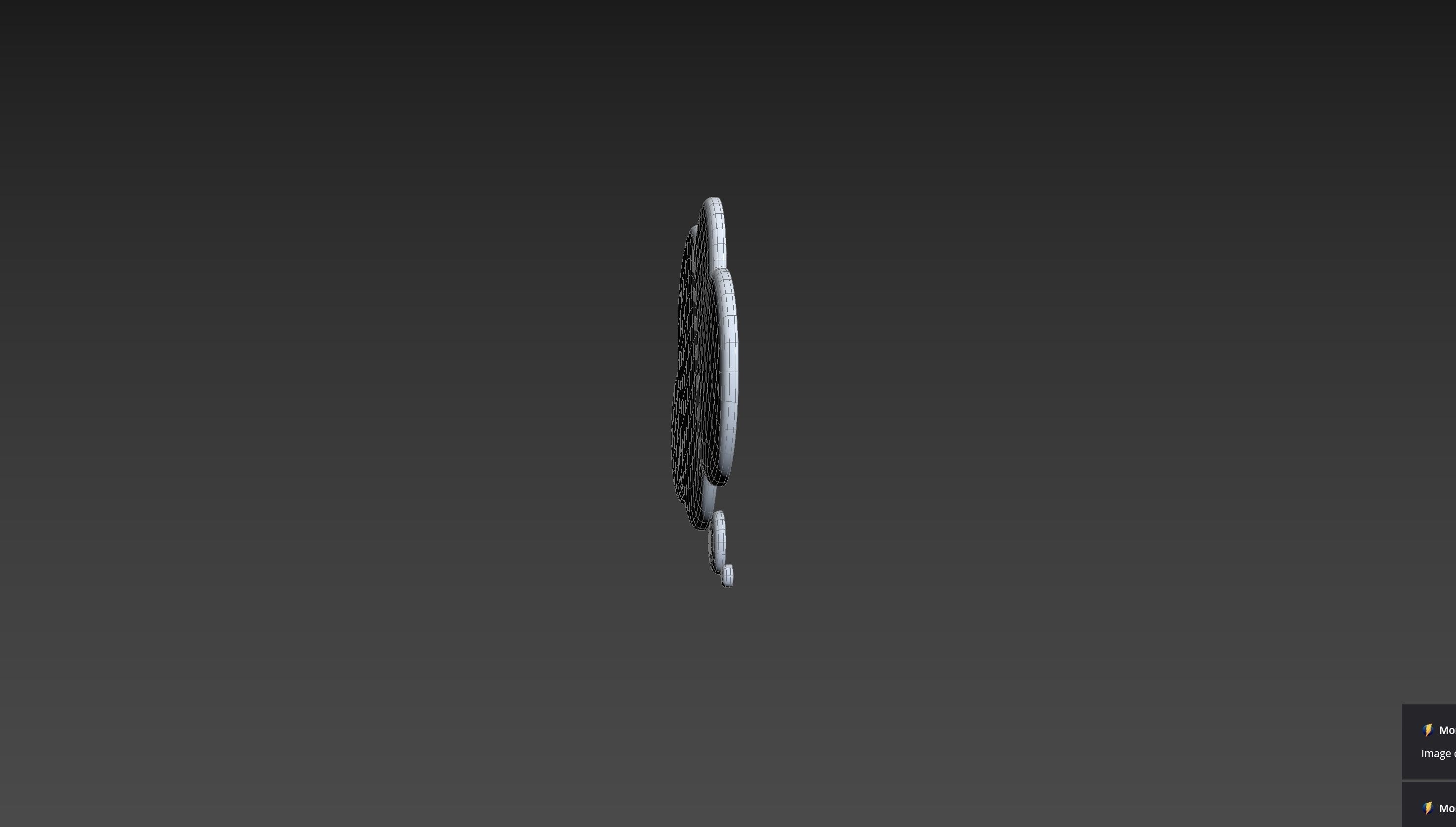 Symbol012 Think Bubble 3D model_13