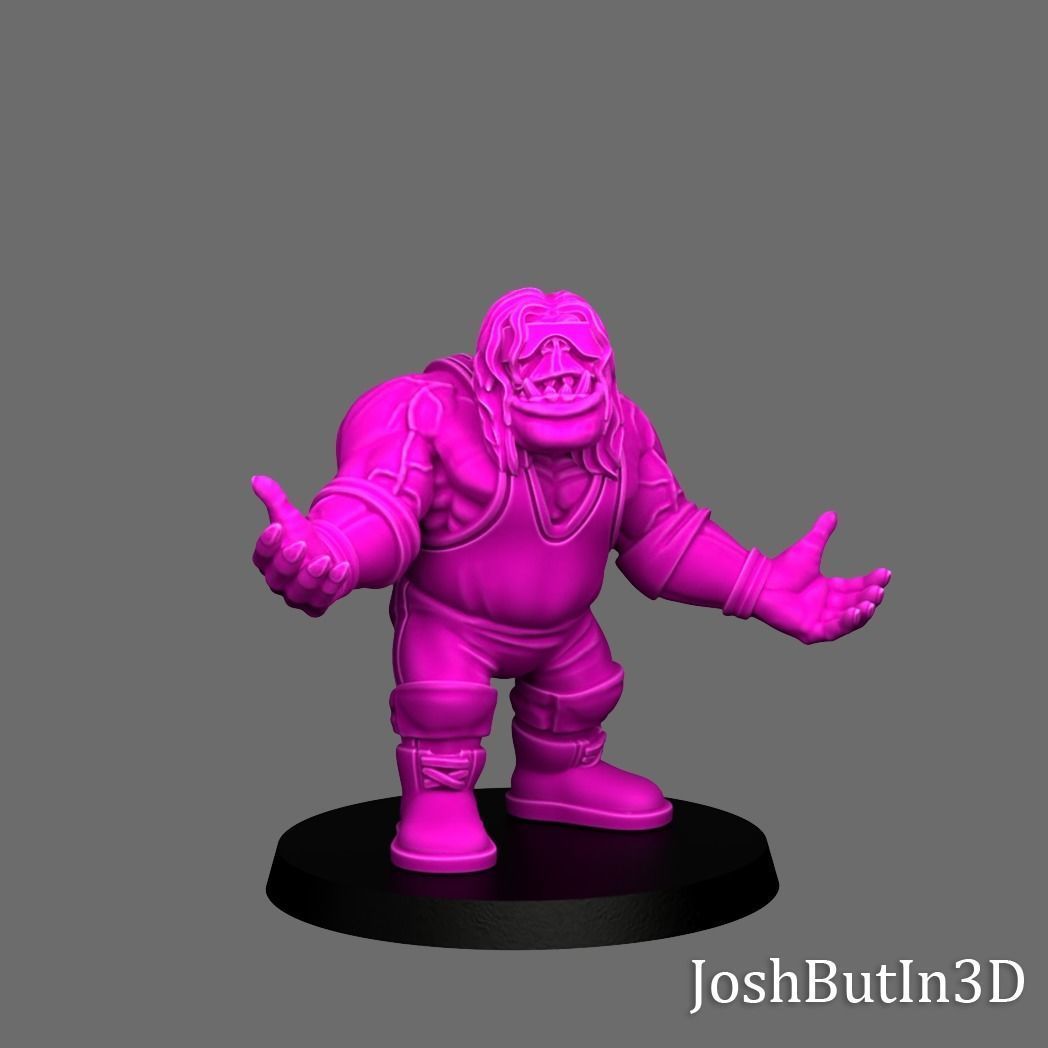 Orc Grapplaz 4 - Set of 5 3D print model_3