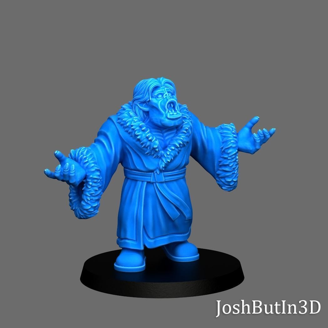 Orc Grapplaz 4 - Set of 5 3D print model_5