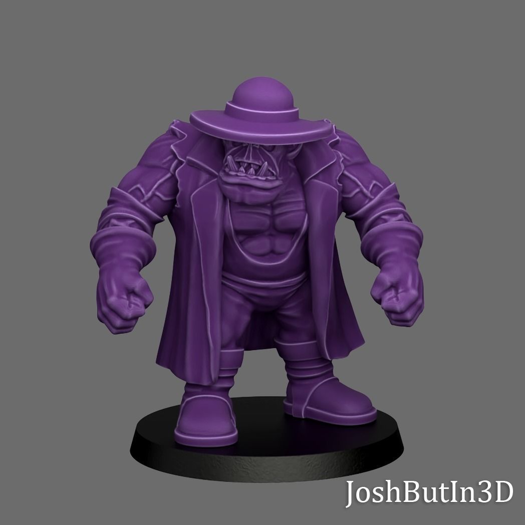 Orc Grapplaz 4 - Set of 5 3D print model_2