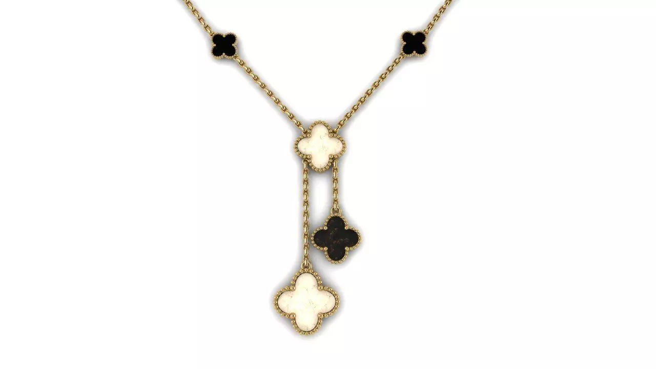 Pendant lily of valley 3D print model_0