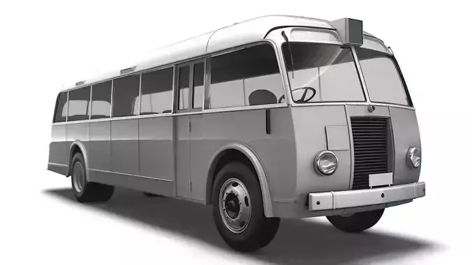Generic Old Bus 3D model
