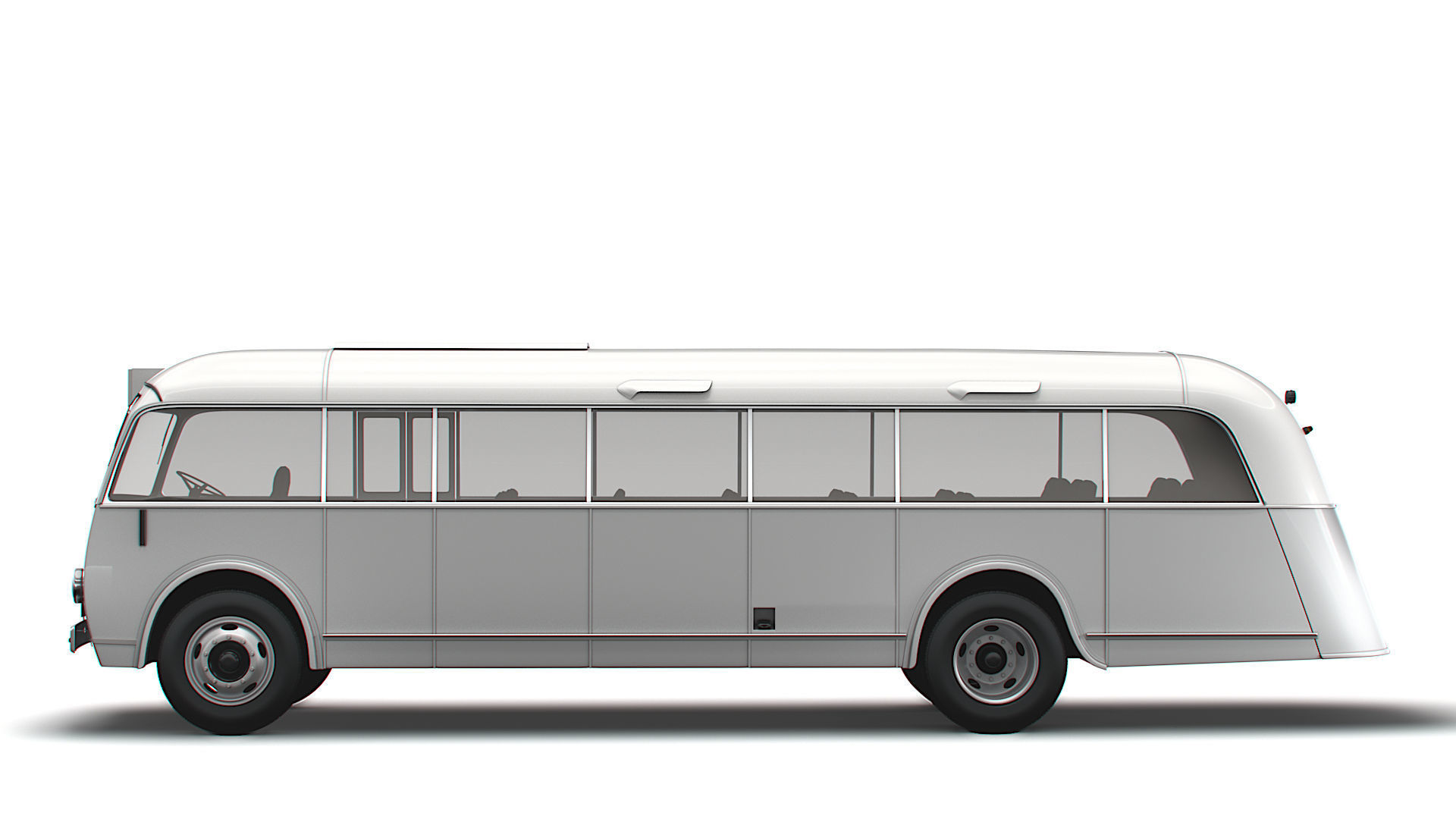 Generic Old Bus 3D model_4