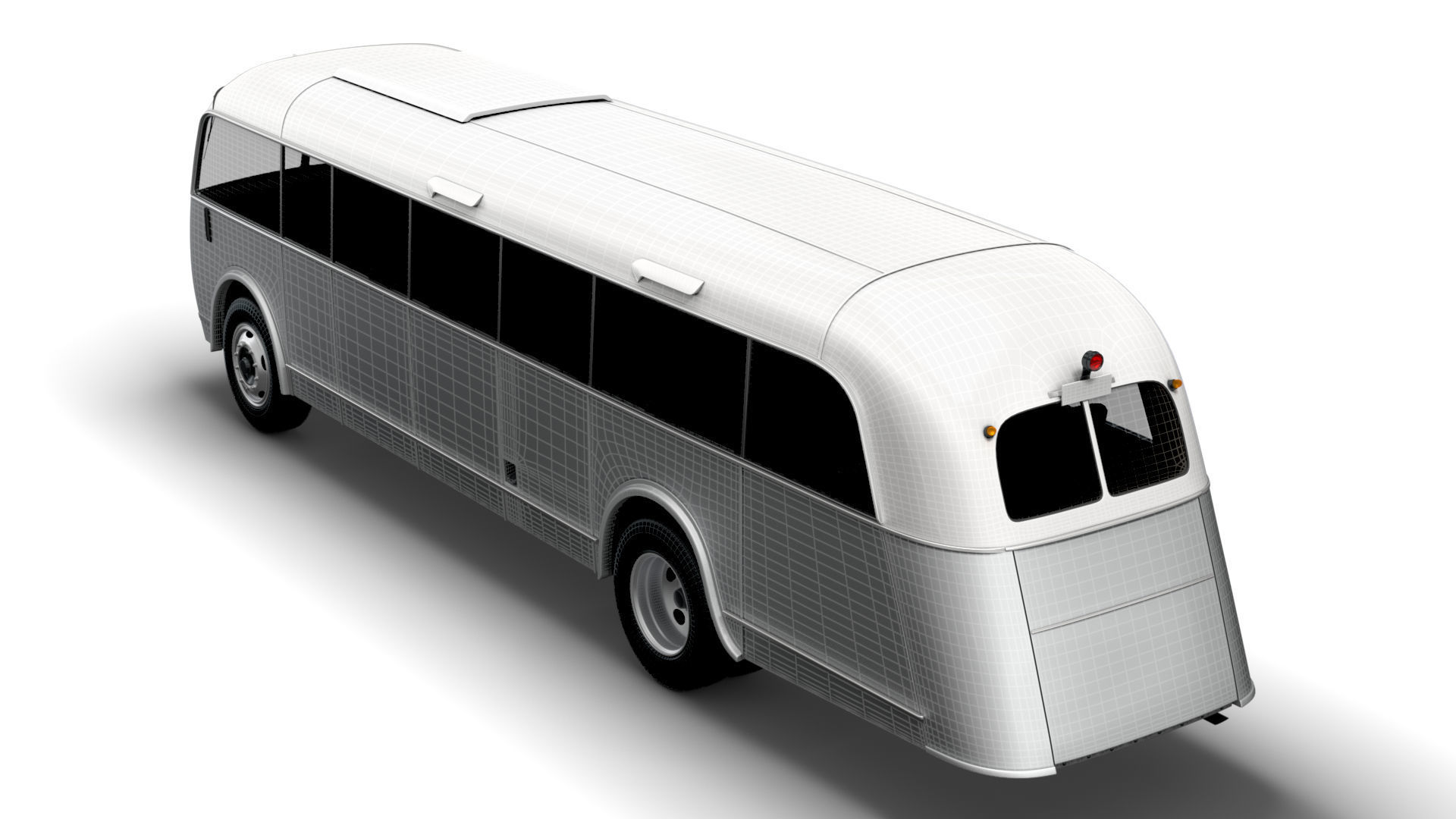 Generic Old Bus 3D model_15