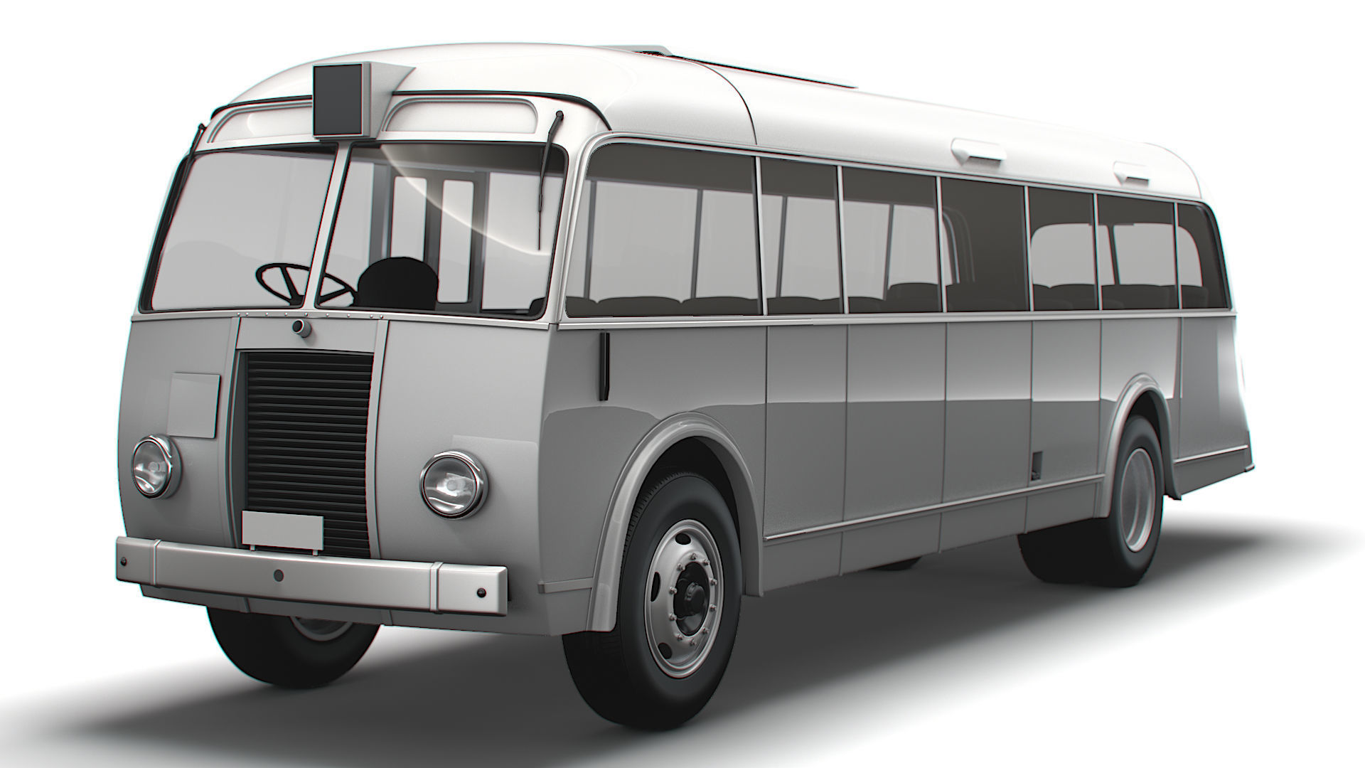 Generic Old Bus 3D model_8