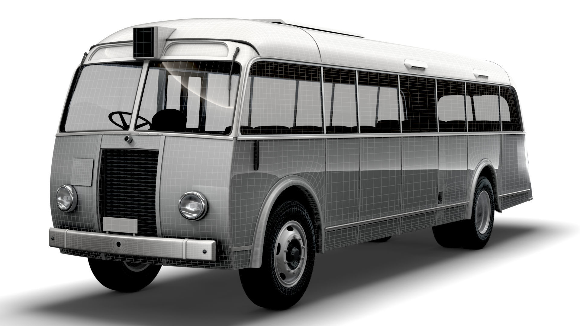 Generic Old Bus 3D model_20